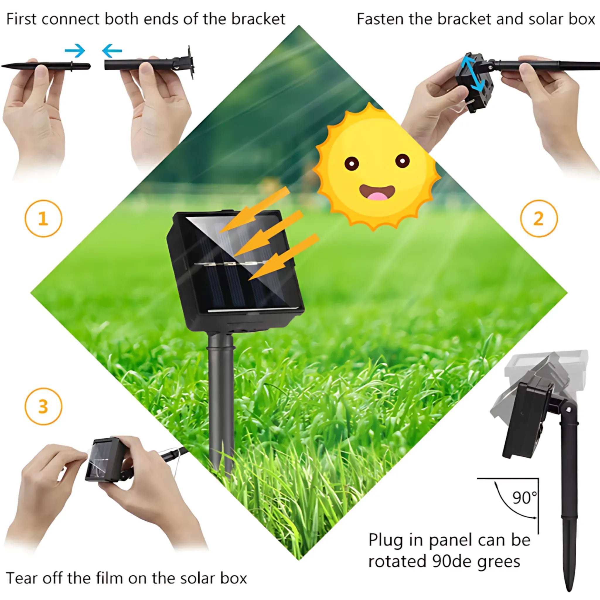 Solar String Lights - Waterproof LED Fairy Lights for Outdoor Decor String Lights