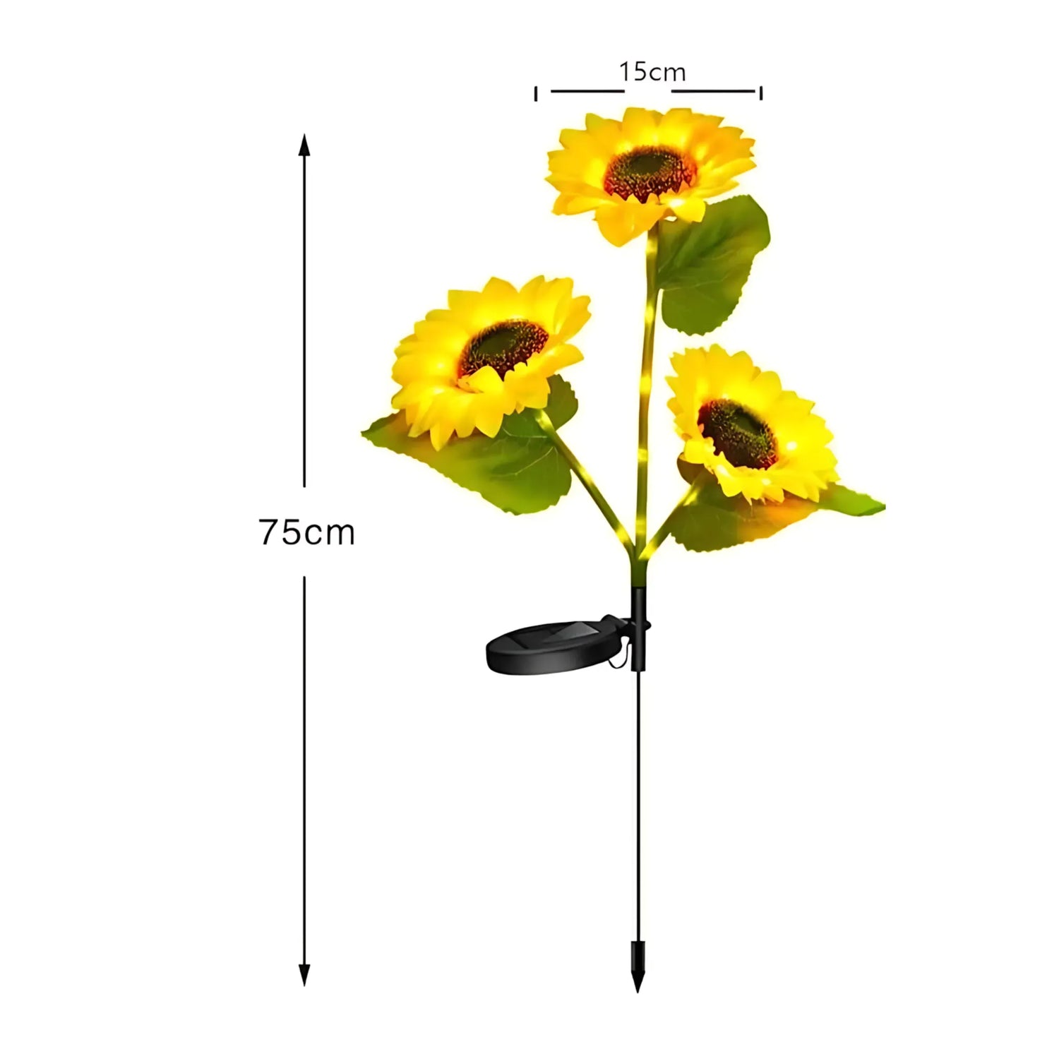 Solar Sunflower Lights - LED Garden Decor for Outdoor Beauty Solar Lights
