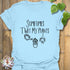 Sometimes I Wet My Plants T-shirt Light Blue / S T-Shirt