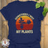 Sometimes I Wet My Plants T-shirt Navy / S T-Shirt