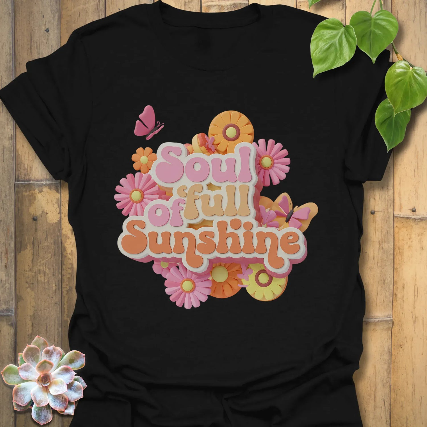 Soul Of Full Sunshine T-shirt Black / S T-Shirt