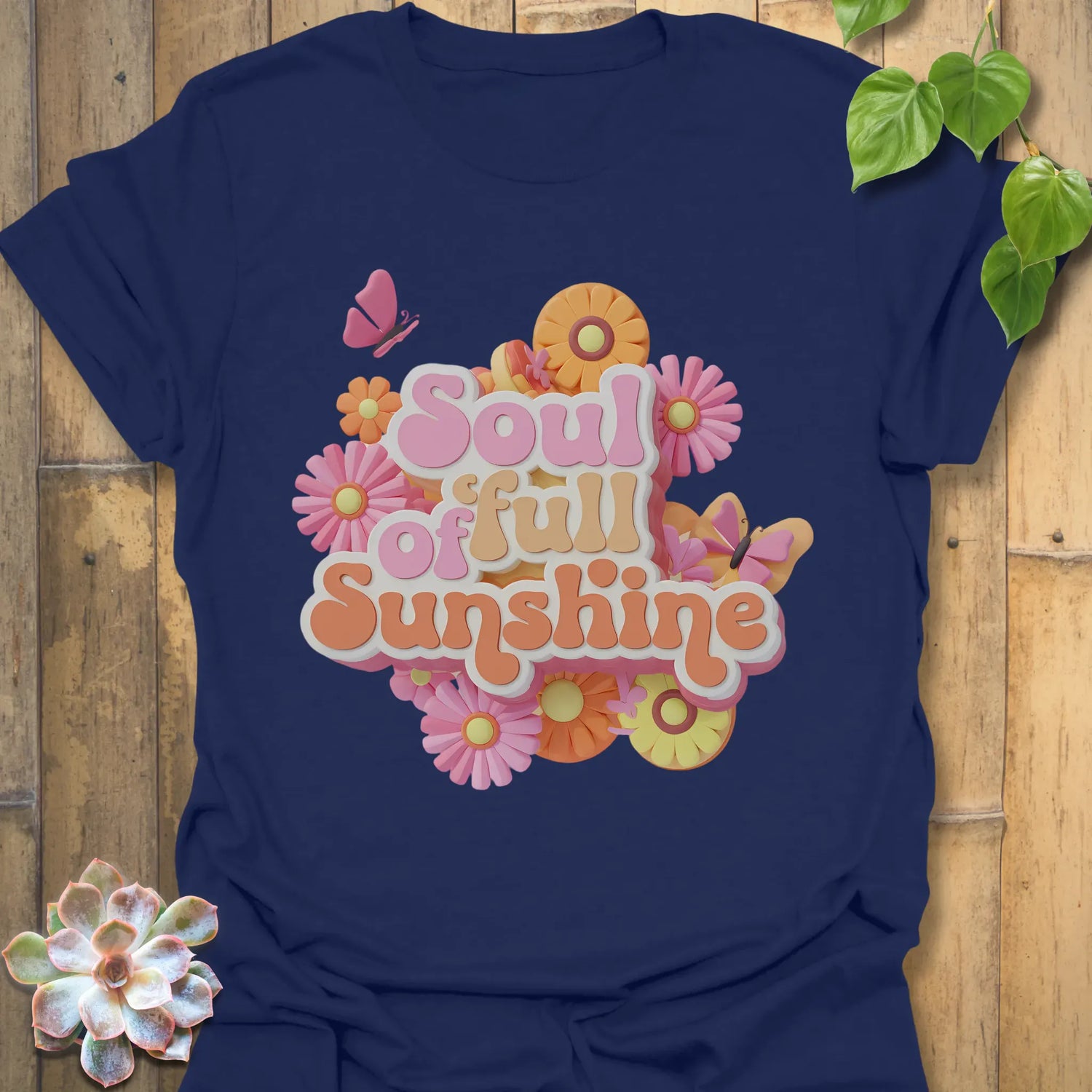 Soul Of Full Sunshine T-shirt Navy / S T-Shirt