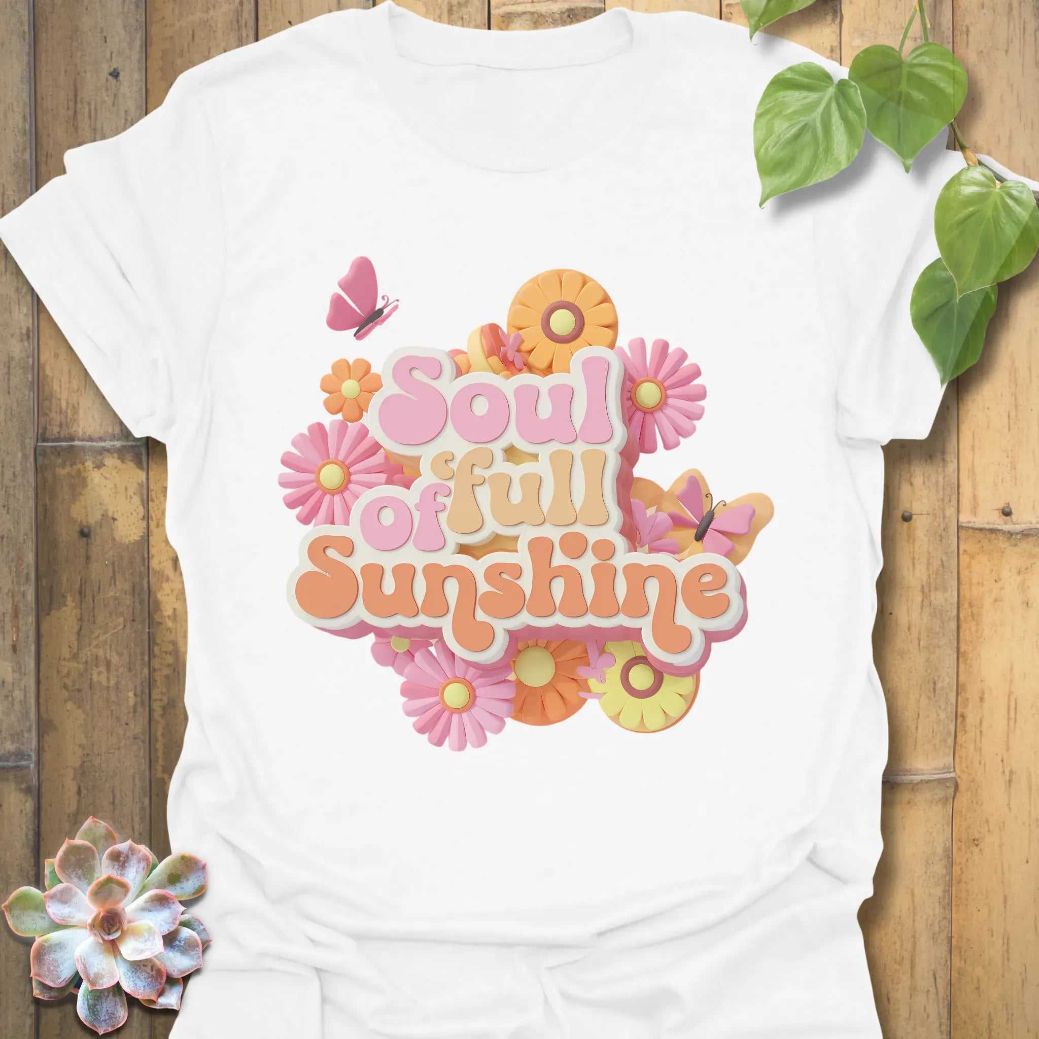 Soul Of Full Sunshine T-shirt White / S T-Shirt