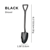 Stainless Steel Coffee Spoon,  Shovel or Spade Black Type A Spoons