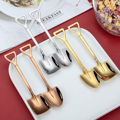 Stainless Steel Coffee Spoon,  Shovel or Spade Spoons