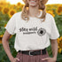 Stay Wild Sunflower T-Shirt White / S T-Shirt