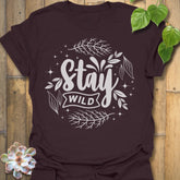 Stay Wild T-Shirt Dark Chocolate / S T-Shirt