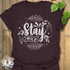 Stay Wild T-Shirt Dark Chocolate / S T-Shirt