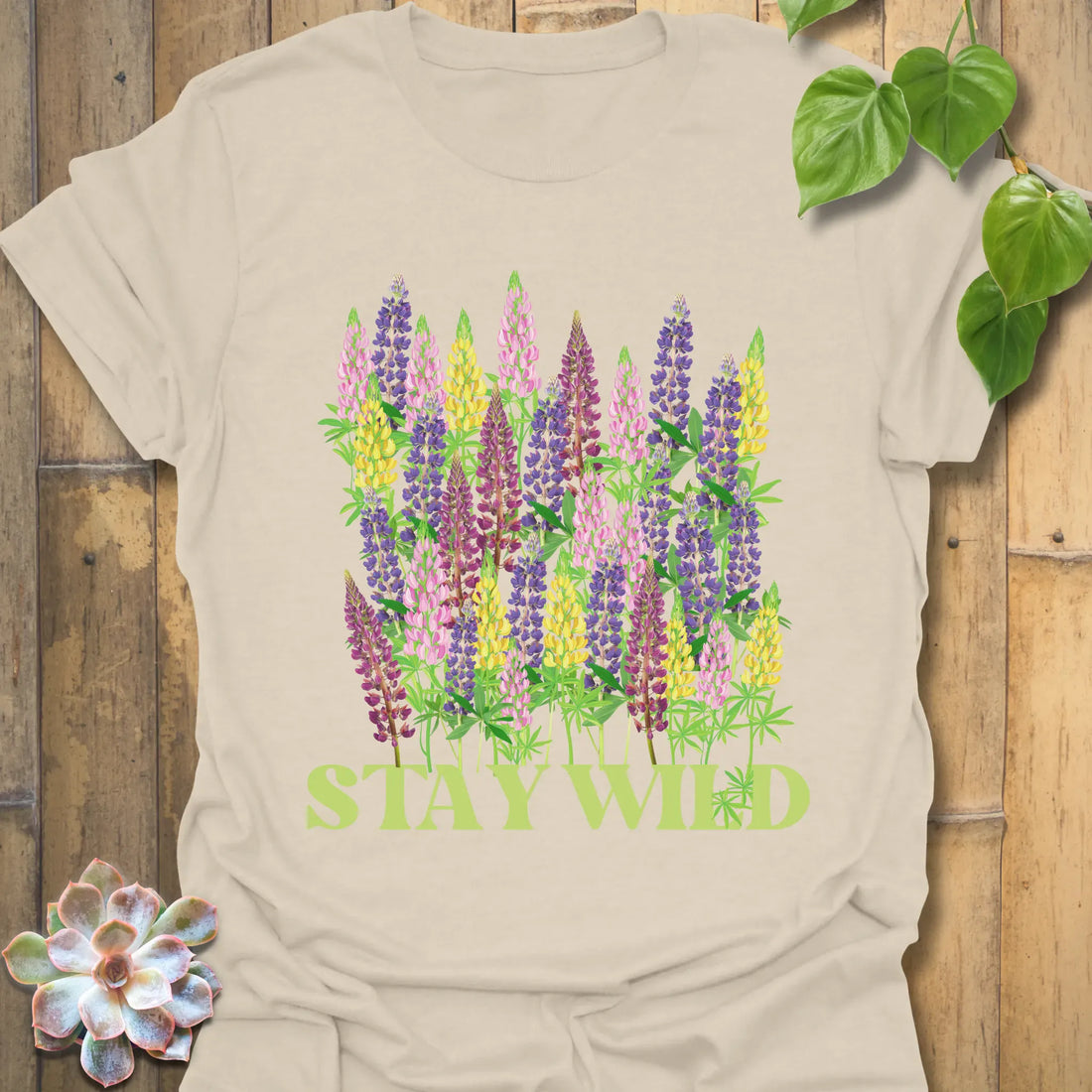 Stay Wild T-shirt Natural / S T-Shirt