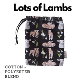 Storage Bag, Small Drawstring - Perfect for Everyday Use - Field of Lambs Face masks