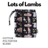 Storage Bag, Small Drawstring - Perfect for Everyday Use - Field of Lambs Face masks