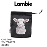 Storage Bag, Small Drawstring - Perfect for Everyday Use - Lamb design Face masks