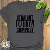 Straight Outta Compost T-shirt Charcoal / S T-Shirt