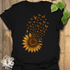 Sunflower Butterfly T-shirt Black / S T-Shirt