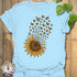 Sunflower Butterfly T-shirt Light Blue / S T-Shirt