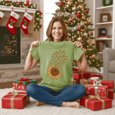Sunflower Butterfly-T-shirt Size L- Available now - Clearance T-Shirt