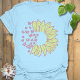 Sunflower Sparkle T-shirt Light Blue / S T-Shirt