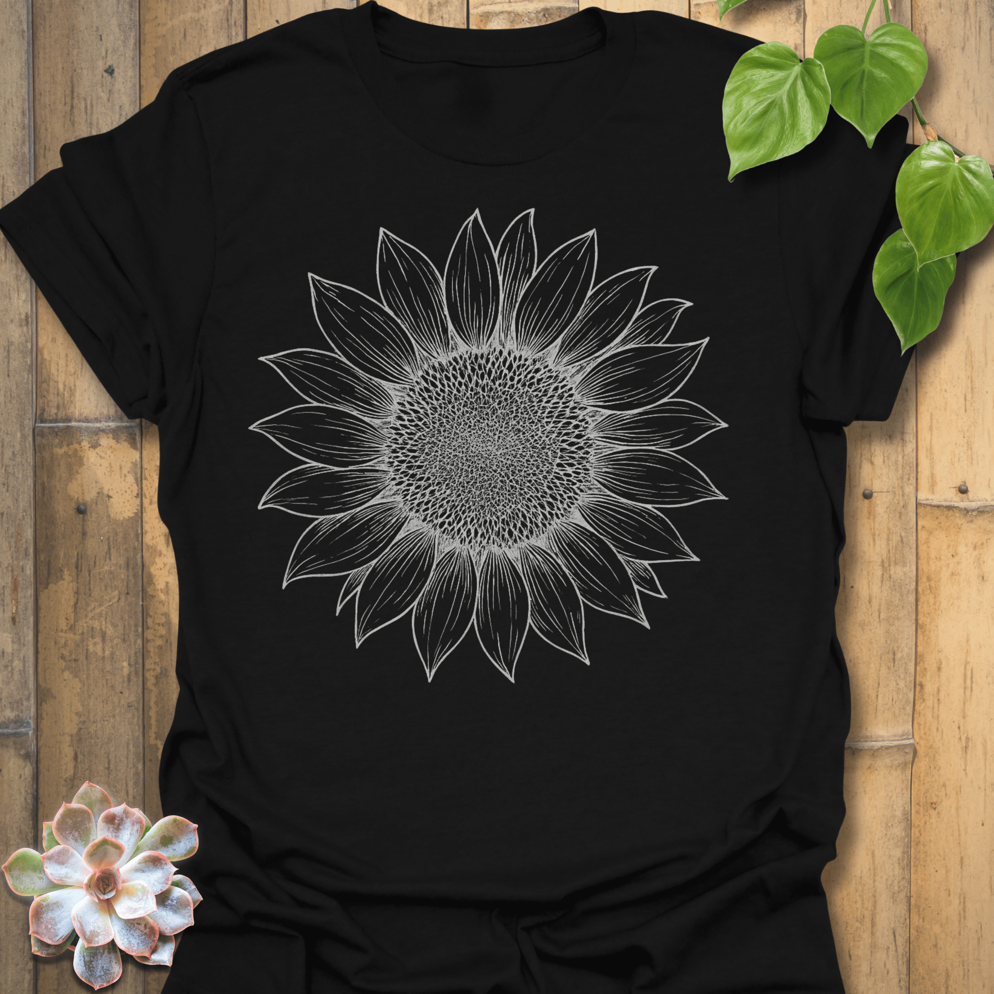Sunflower T-shirt Black / S T-Shirt