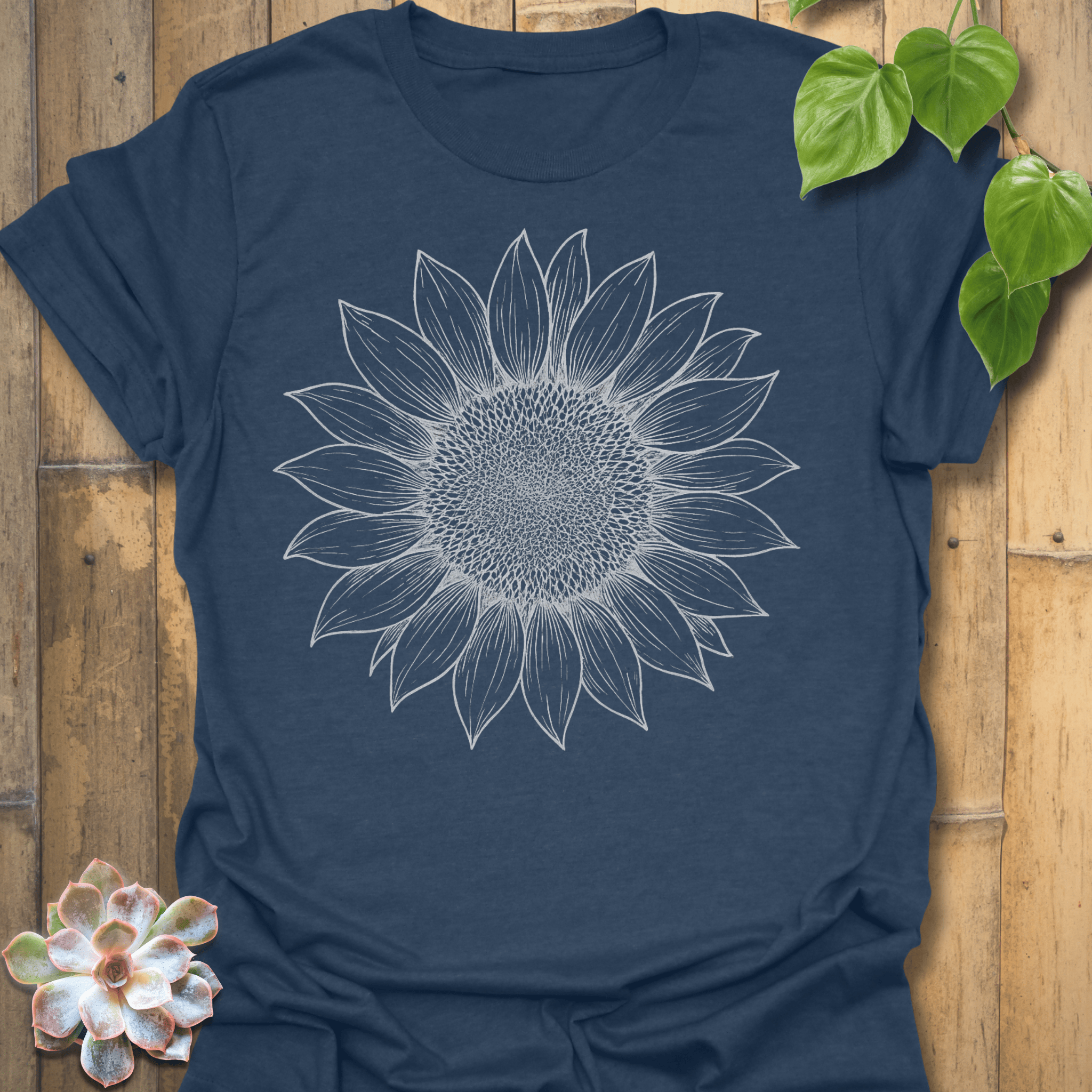Sunflower T-shirt Heather Navy / S T-Shirt