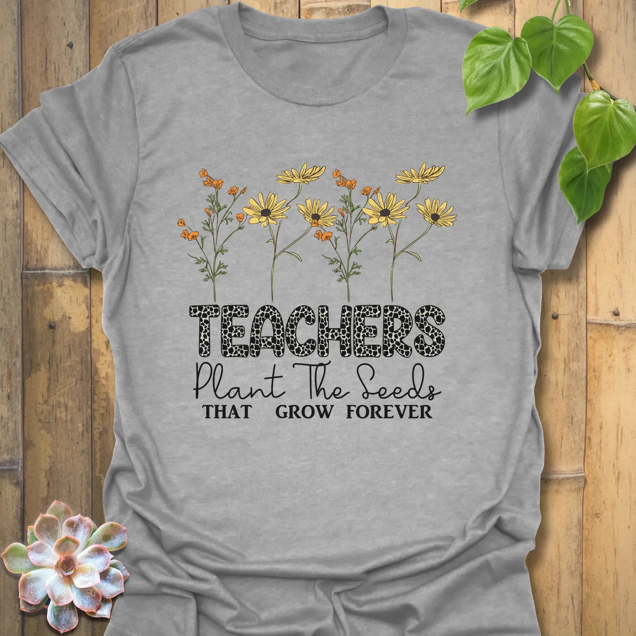 Teachers Plant T-shirt Sport Grey / S T-Shirt