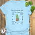 The Cycle of Life T-shirt Light Blue / S T-Shirt