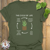 The Cycle of Life T-shirt Military Green / S T-Shirt