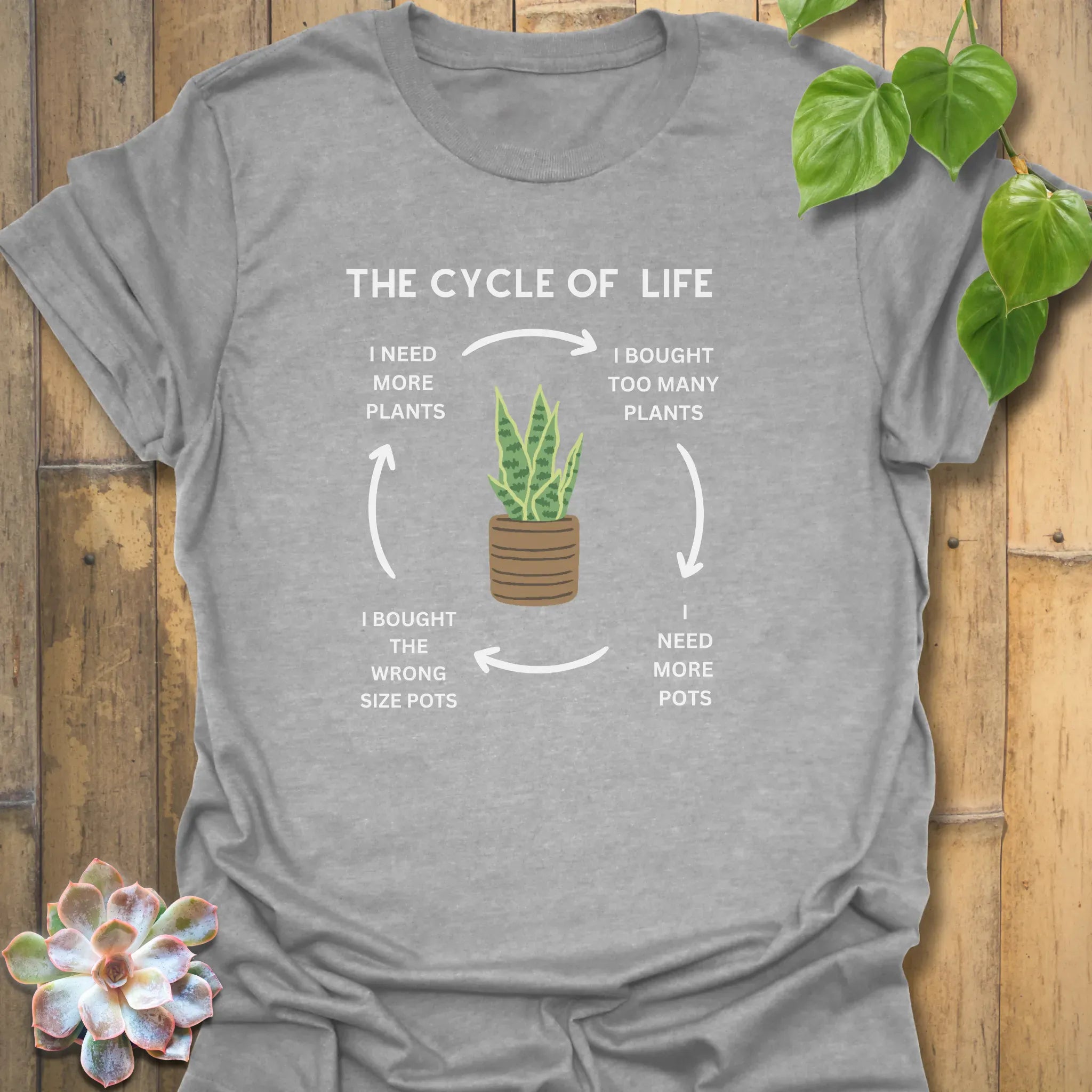 The Cycle of Life T-shirt Sport Grey / S T-Shirt
