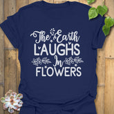 The Earth Laughs T-shirt Navy / S T-Shirt