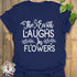 The Earth Laughs T-shirt Navy / S T-Shirt