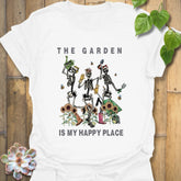 The Garden Is My Happy Place T-shirt White / S T-Shirt