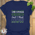 The Grass is Calling and I Must Mow  T-Shirt Navy / S T-Shirt