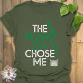 The Plant Life Chose Me T-shirt Military Green / S T-Shirt