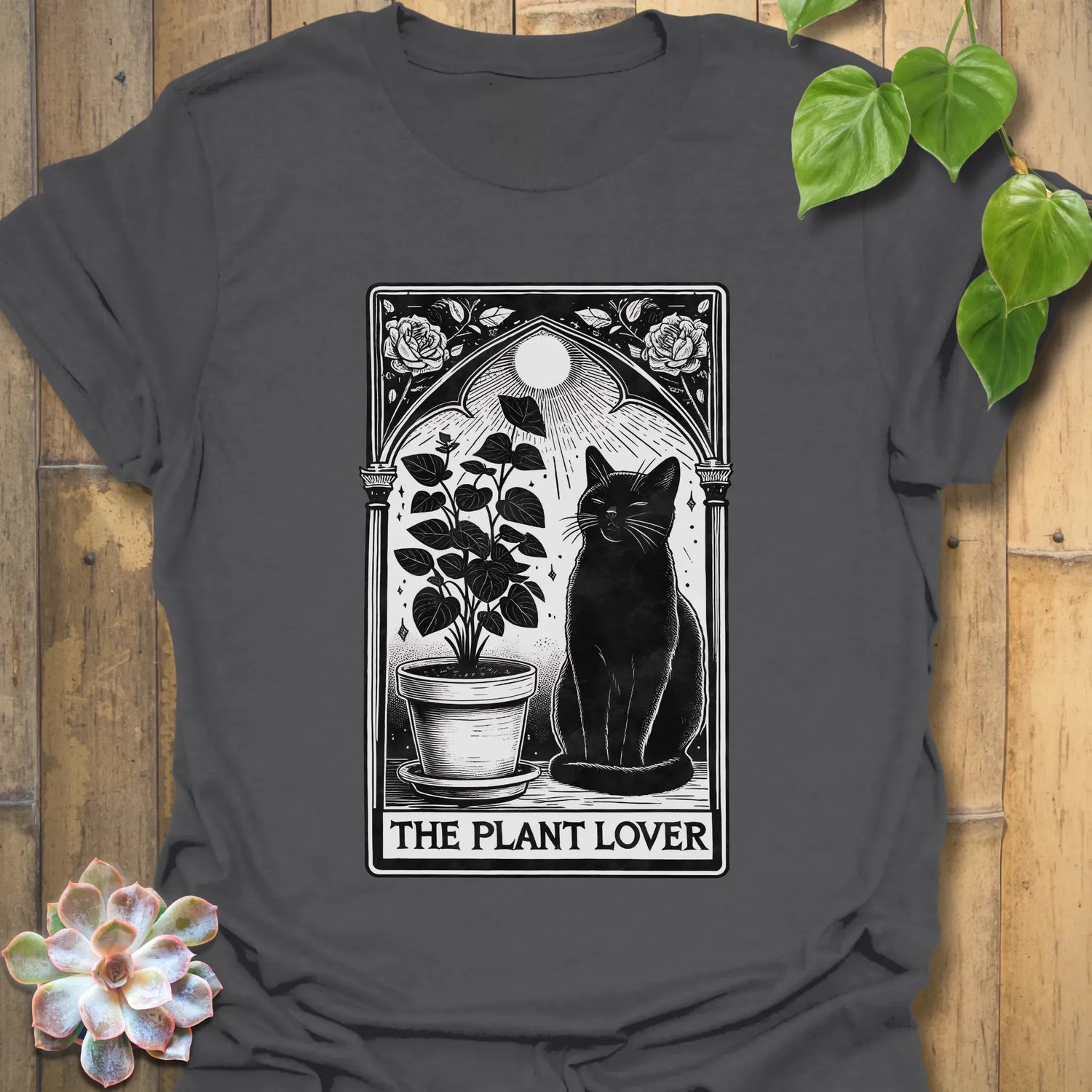 The Plant Lover T-shirt Charcoal / S T-Shirt