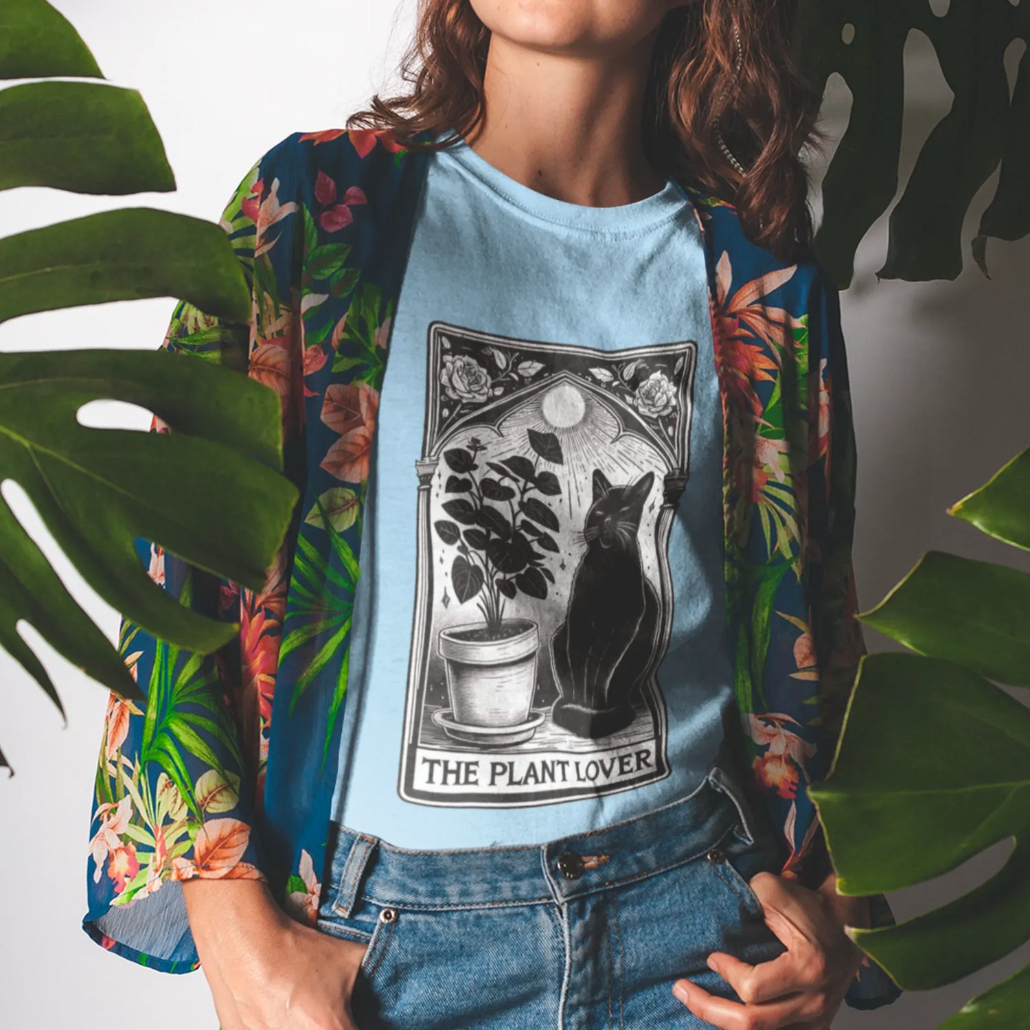 The Plant Lover T-shirt Light Blue / S T-Shirt