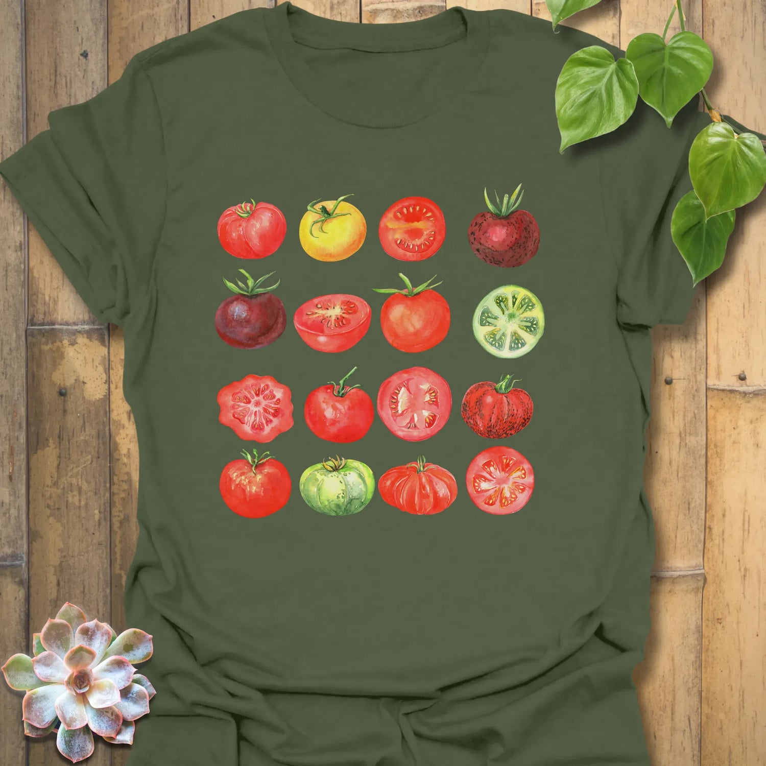 The Tomato Variety Club T-shirt Military Green / S T-Shirt