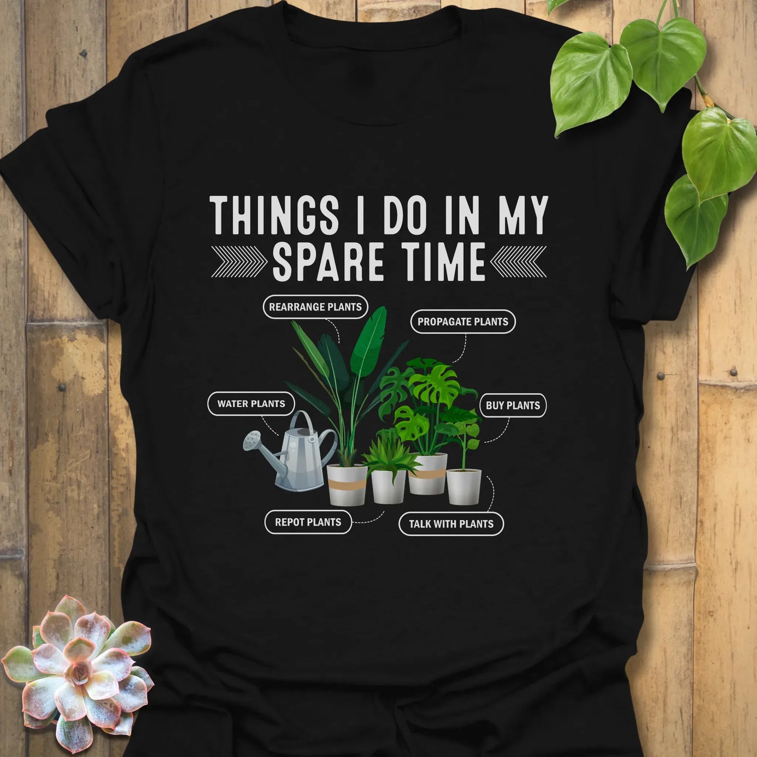Things I Do In My Spare Time T-shirt Black / S T-Shirt