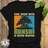 Time Spent With Bonsai T-shirt Black / S T-Shirt