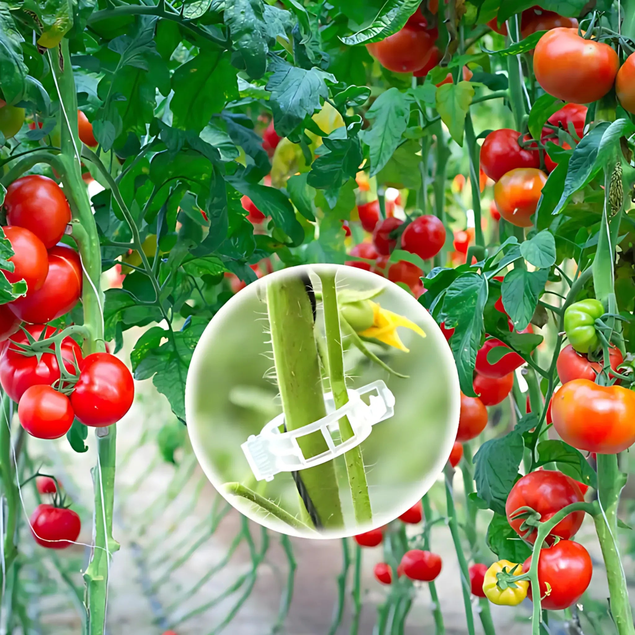 Tomato Plant Support Clips - Durable &amp; Easy-to-Use Trellis Clips Plant Support