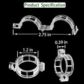 Tomato Plant Support Clips - Durable & Easy-to-Use Trellis Clips Plant Support