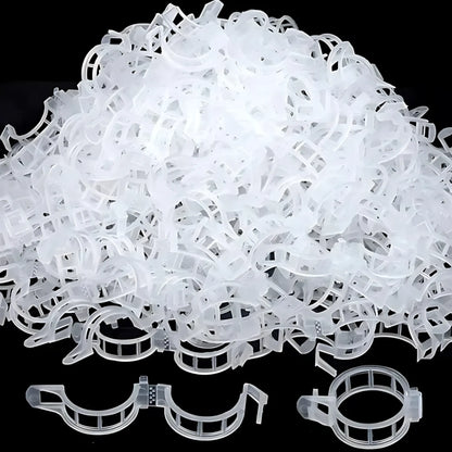 Tomato Plant Support Clips - Durable &amp; Easy-to-Use Trellis Clips White / 50pcs Plant Support