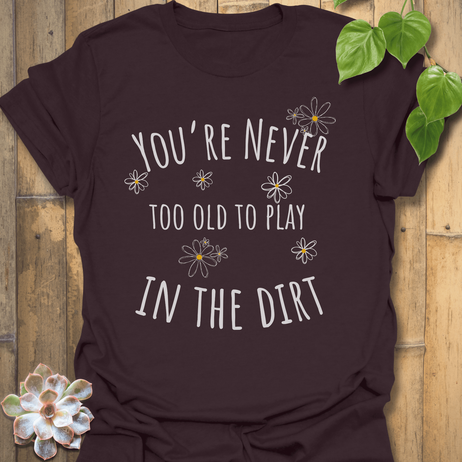 Too Old T-shirt Dark Chocolate / S T-Shirt