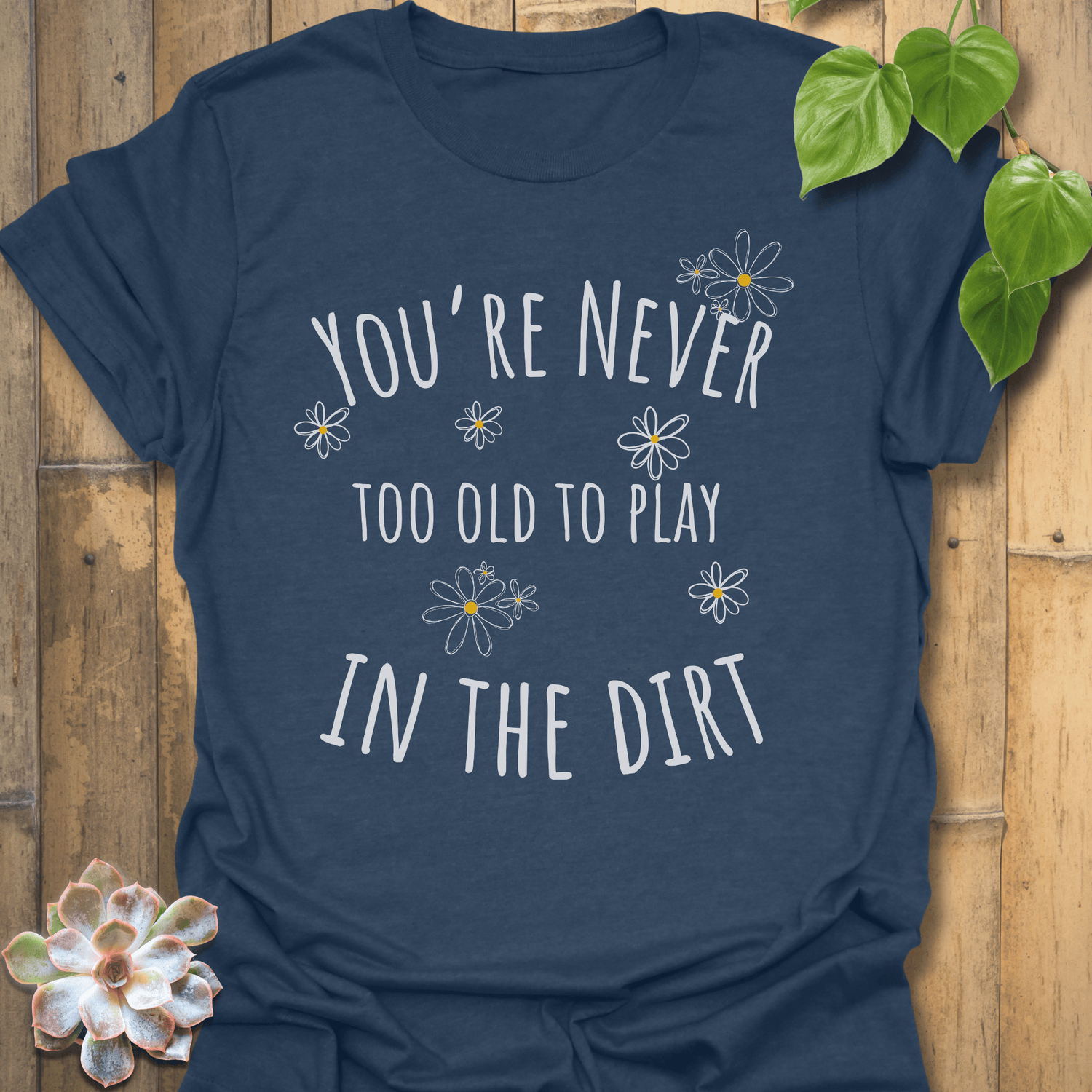 Too Old T-shirt Heather Navy / S T-Shirt