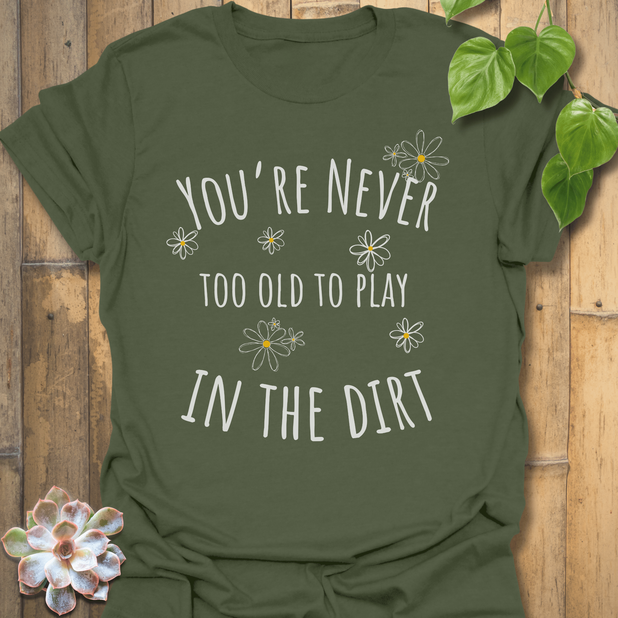 Too Old T-shirt Military Green / S T-Shirt