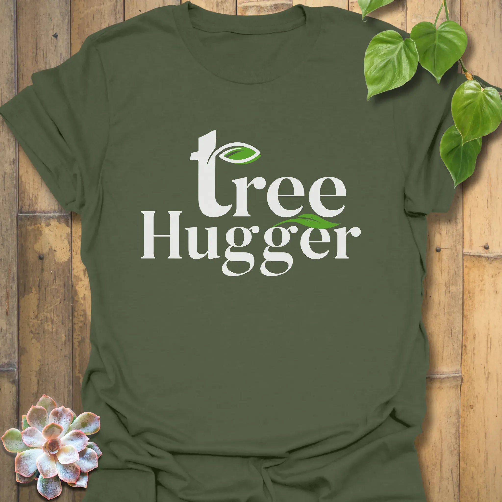 Tree Hugger T-Shirt Military Green / S T-Shirt