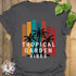 Tropical Garden Vibes T-shirt Charcoal / S T-Shirt