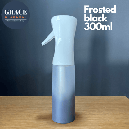 Ultra-fine Mist Spray Bottles - Want it now?  Limited colours for immediate dispatch! Black Frosted Spray Mist Bottle