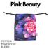 Versatile Cotton blend Drawstring Storage Bag - Perfect for Everyday Use- Pink Beauty Face masks