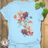 Victorian Bloom T-Shirt Light Blue / S T-Shirt