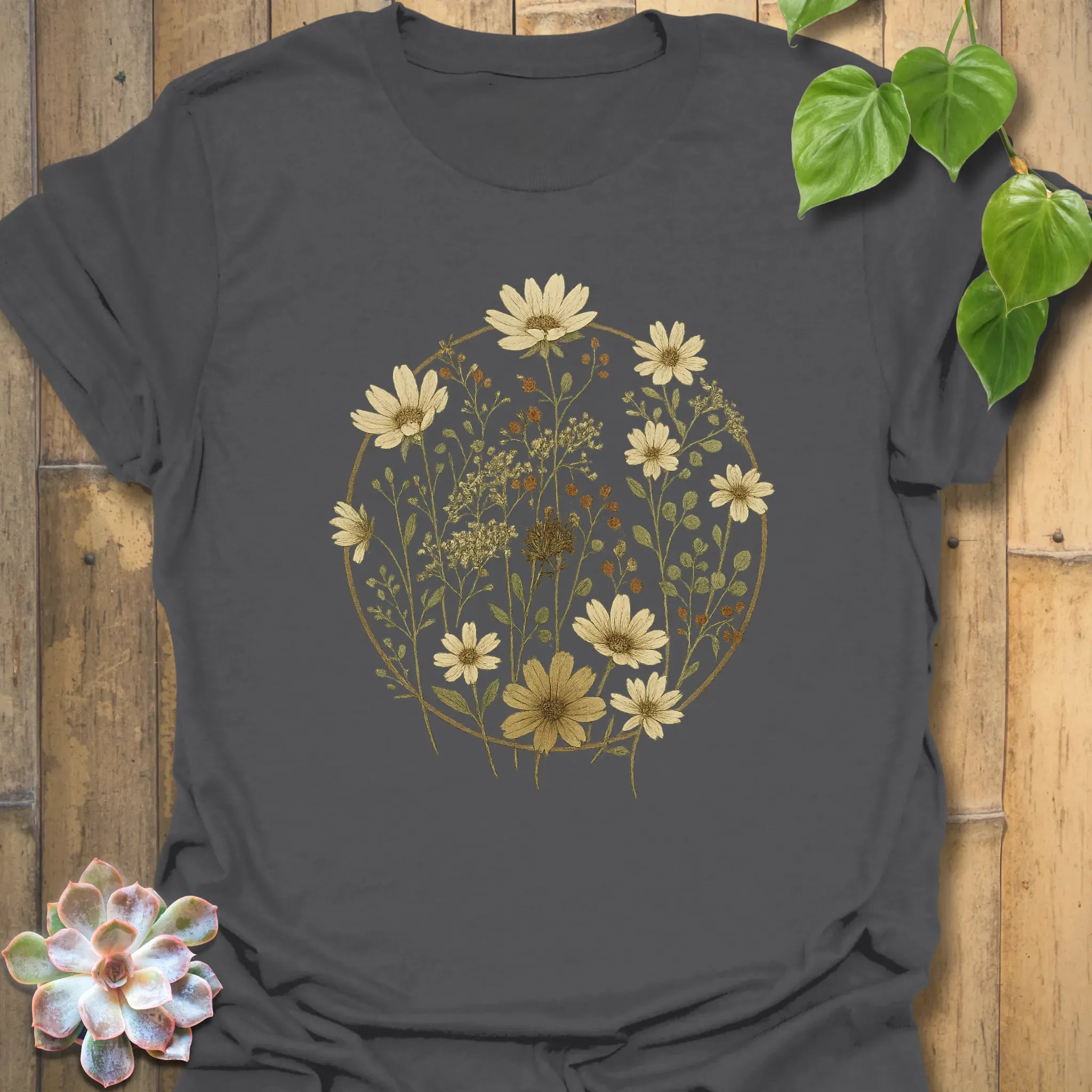 Vintage Circle T-shirt Charcoal / S T-Shirt