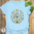 Vintage Circle T-shirt Light Blue / S T-Shirt
